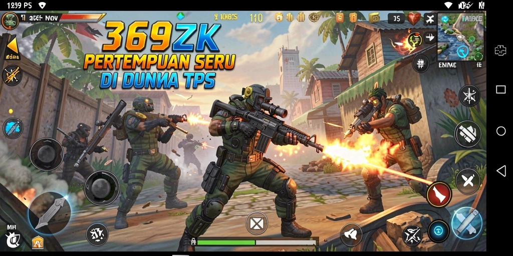 Gameplay seru dan mendebarkan dalam TPS 369ZK.