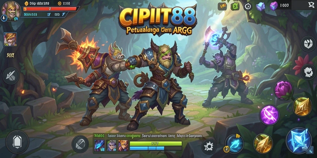 Tampilan screenshot gameplay ARPG yang menarik dan mendebarkan.
