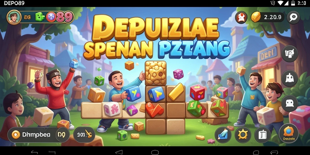 Tampilan gameplay menarik dari DEPO89 dengan teka-teki menantang.