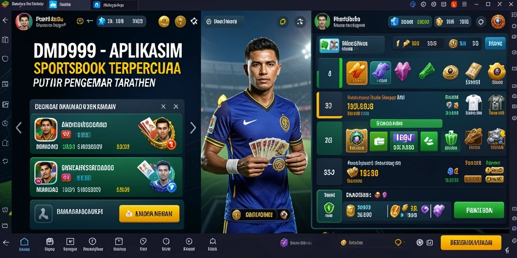 Tampilan antarmuka DMD999 yang menarik dan informatif.