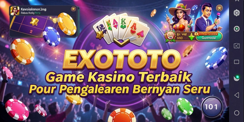 Tampilan gameplay yang mengasyikkan di EXOTOTO, menghadirkan sensasi Kasino sejati.
