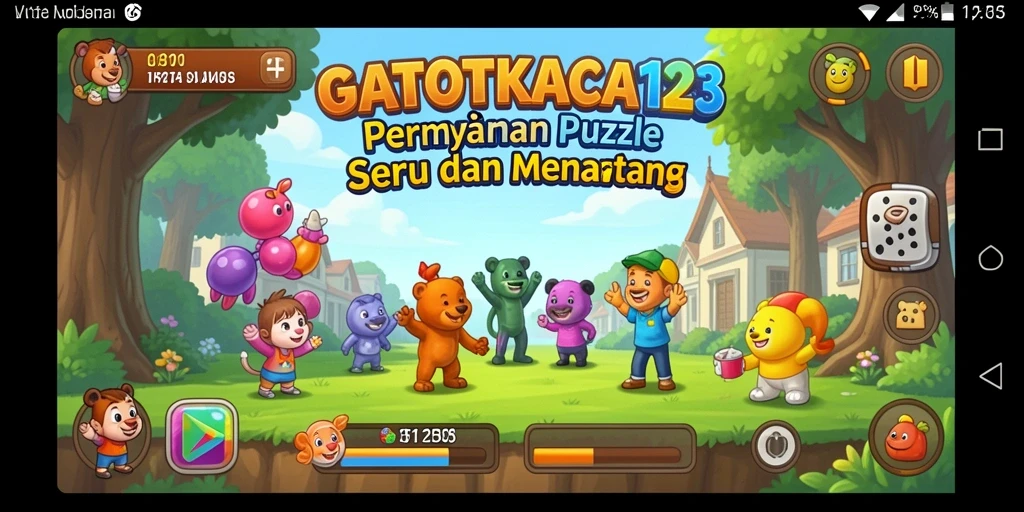 Tampilan gameplay GATOTKACA123 yang menarik dan penuh tantangan.