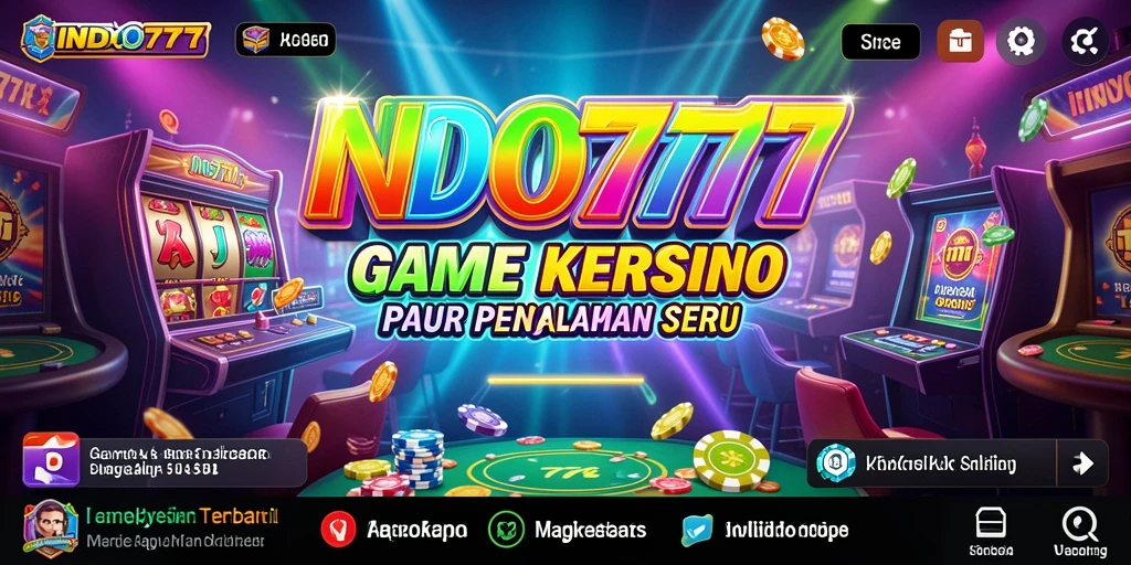 Screenshot gameplay INDO777 menampilkan suasana kasino yang mengasyikkan.
