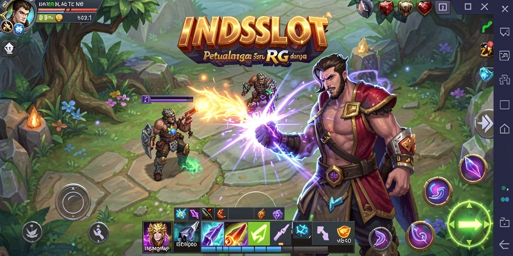 Tampilan gameplay <strong>INDSLOT</strong> yang mendebarkan dan penuh petualangan.