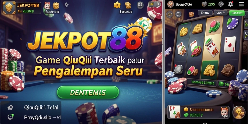 Tampilan gameplay seru di JEKPOT88 saat bermain QiuQiu.