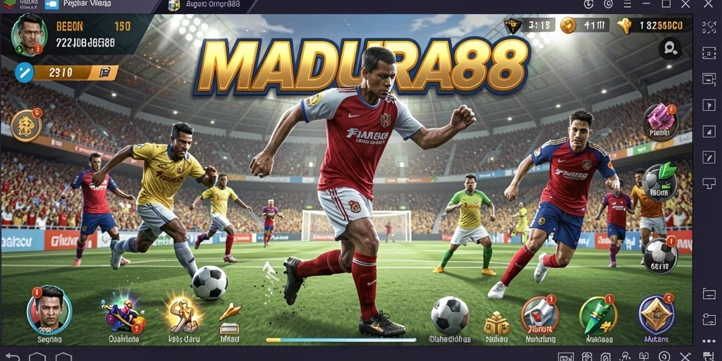 Tampilan gameplay MADURA88 yang penuh aksi dan seru.