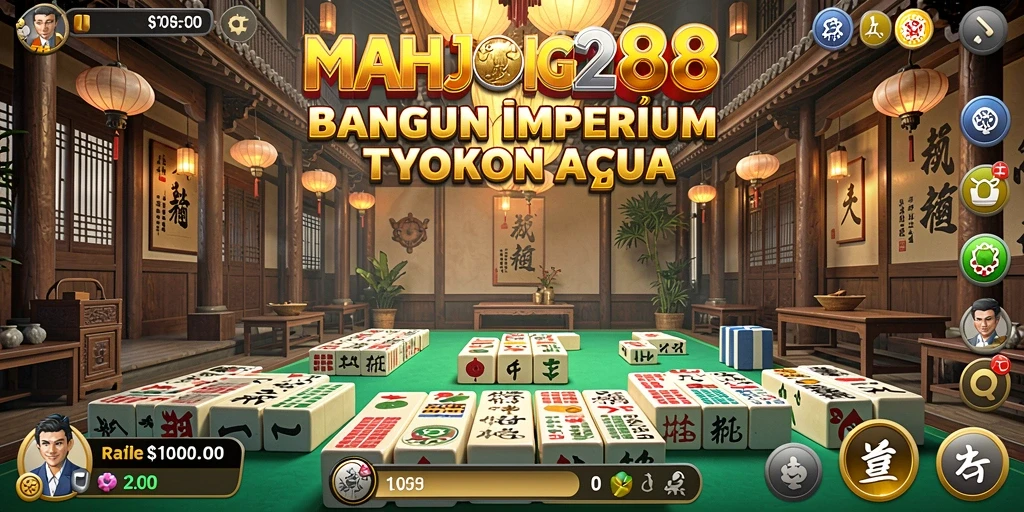 Tampilan gameplay MAHJONG288 yang seru dan penuh warna.