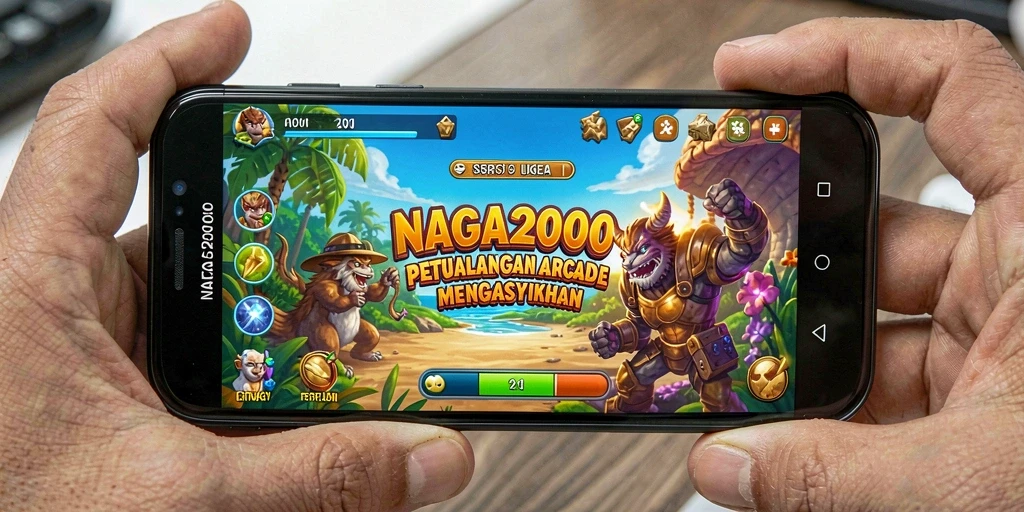 Tampilan menarik dari gameplay NAGA2000 yang penuh aksi.