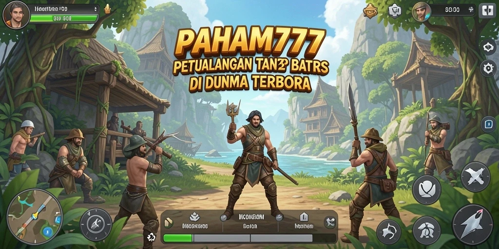Screenshot gameplay PAHAM777 yang menampilkan dunia terbuka yang luas.
