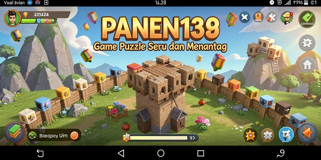 Tampilan gameplay seru dalam PANEN138 yang menantang otak.