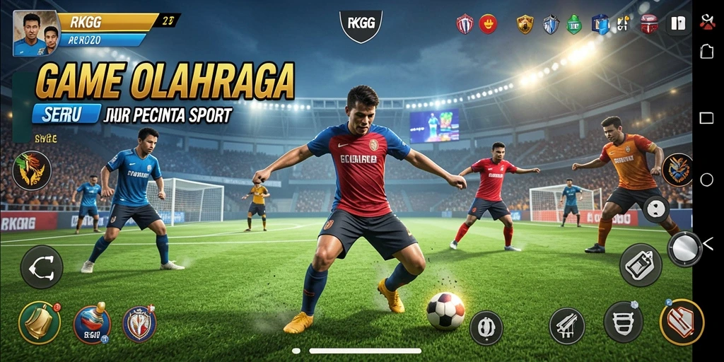 Screenshot menampilkan pengalaman gameplay menarik dalam RKGG.