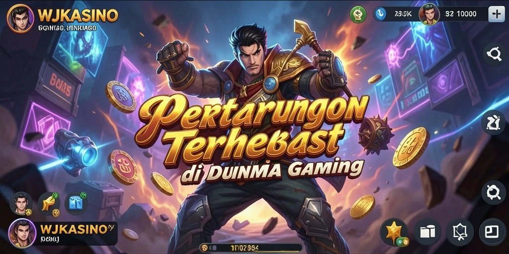 Tampilan pertarungan seru dalam WJKASINO dengan karakter beragam.