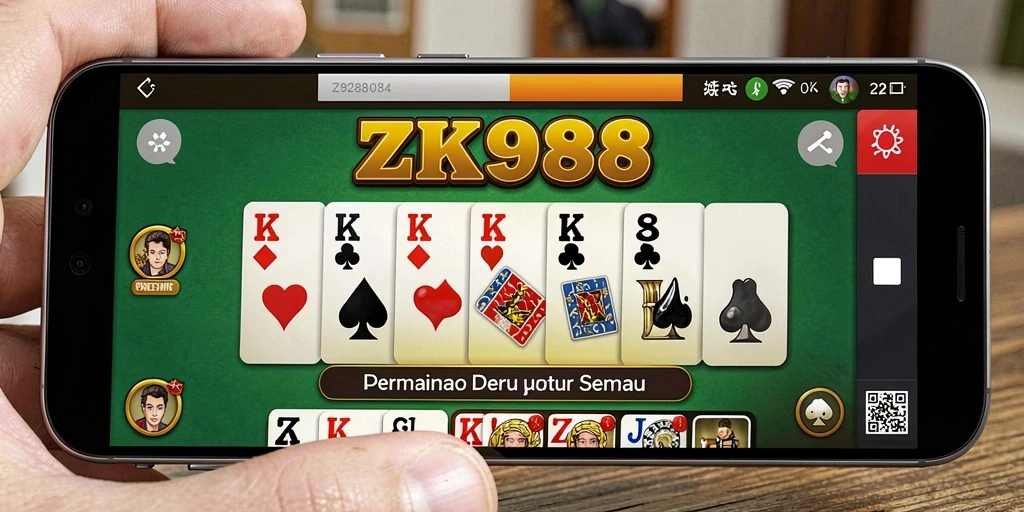 Tampilan gameplay seru di ZK988 dengan fitur interaktif menawan.